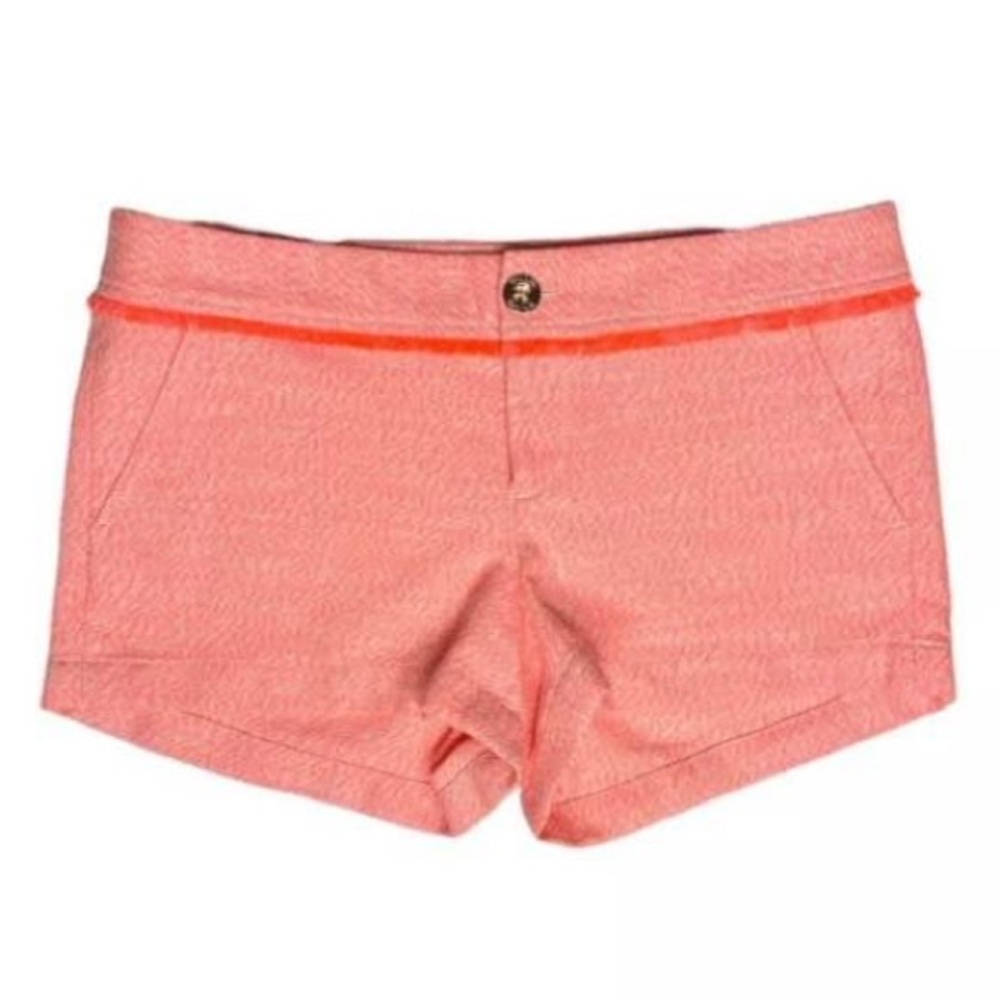 Lilly Pulitzer Coral High Waist Shorts